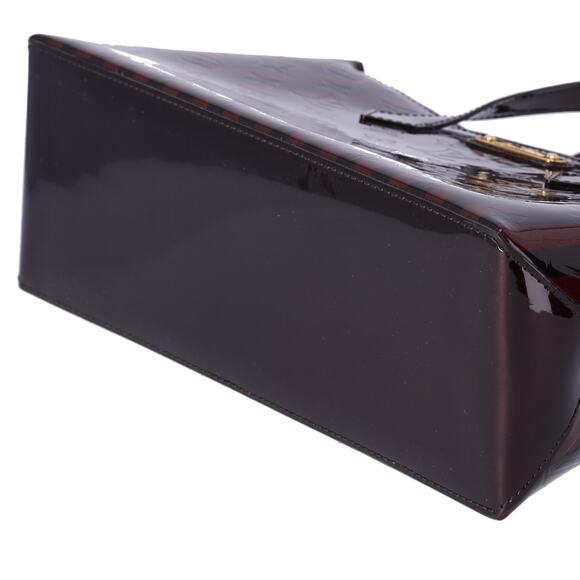 Louis Vuitton Vernis Rayures Wilshire PM Amarante Stripe Patent Leather - Picture 6 of 9